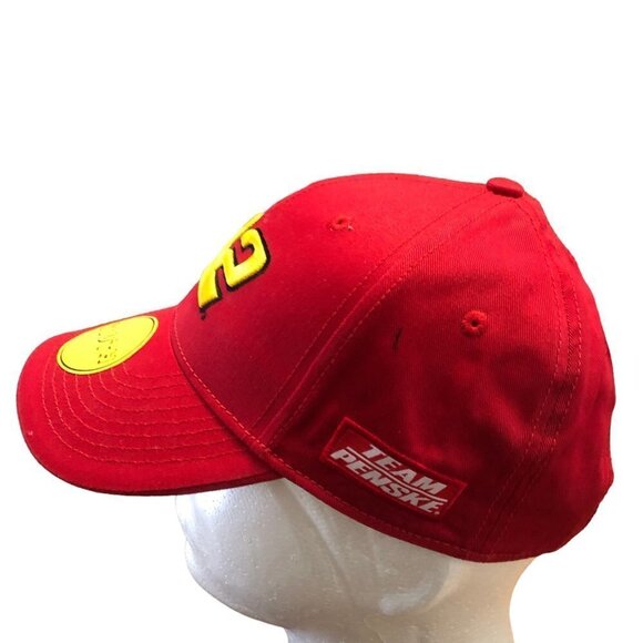 NWT Youth Size Red Nascar Hat Cap Joey Lagano #22 Team Penske Adjustable NEW - Picture 2 of 9